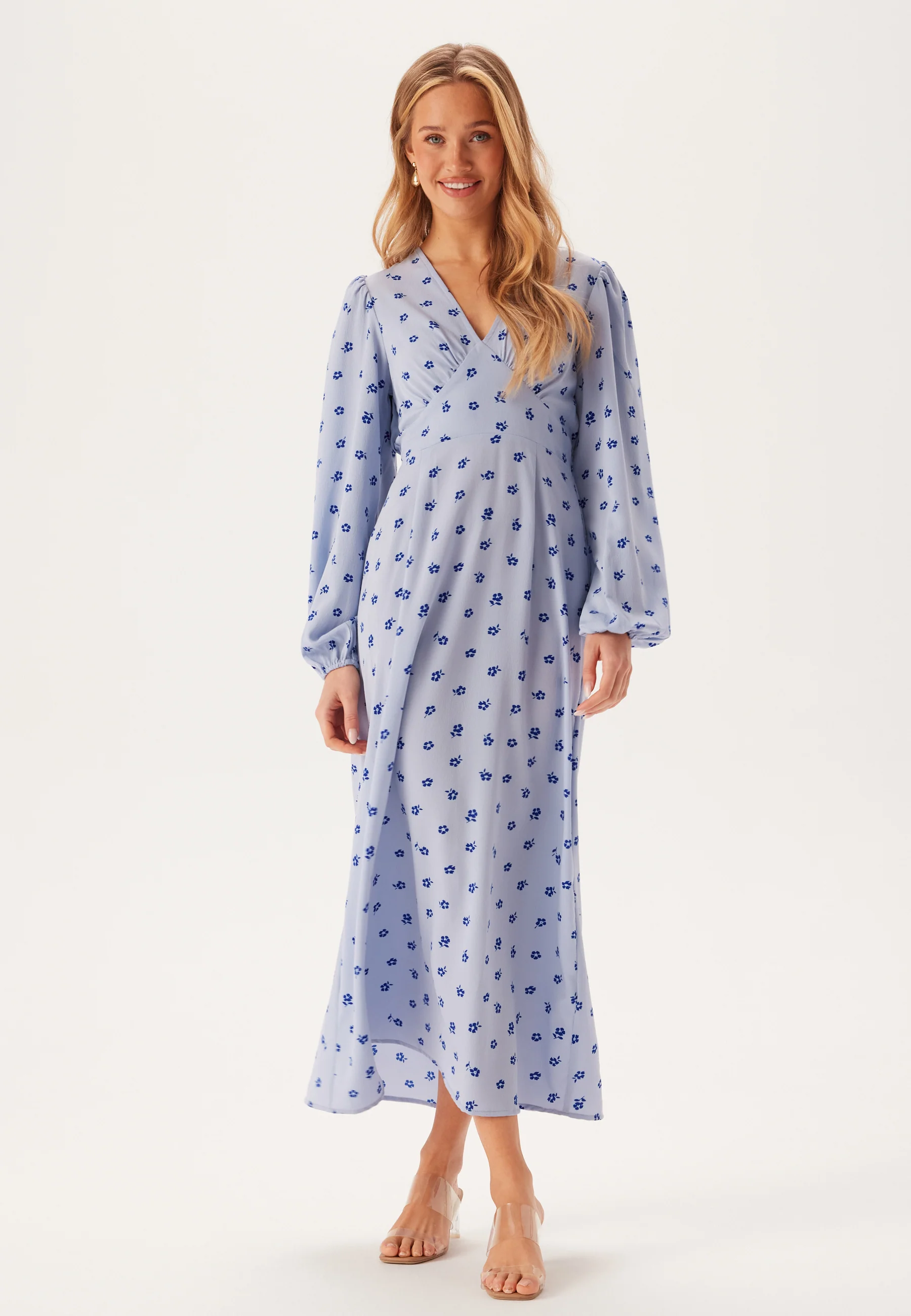 Balloon Sleeve Maxi Dress - Image 2